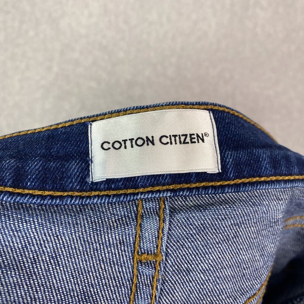 Cotton Citizen Womens 26 Cindy Jean Blue Stretch Denim Button Fly - Picture 10 of 12